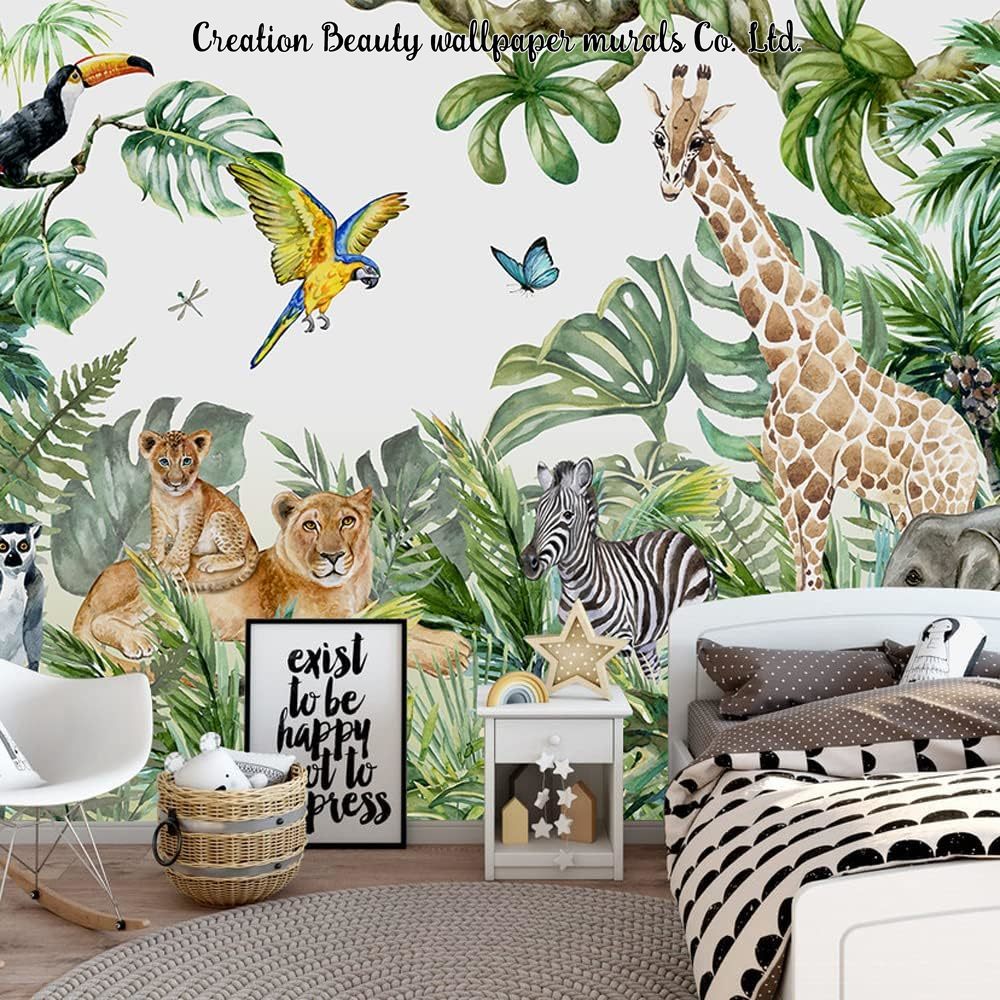 Baby Nursery Water - Papier peint mural animaux de la