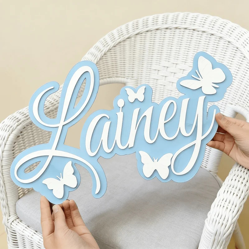Baby Nursery Toy - Plaque personnalisée avec le nom du