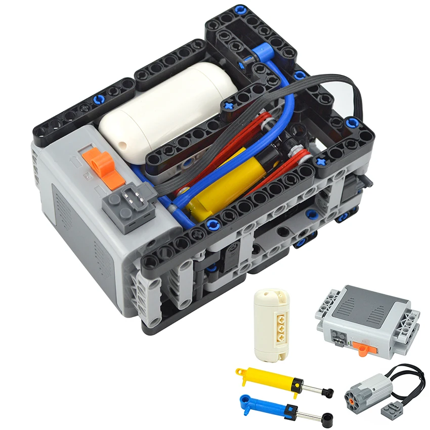 Lego Set Technic - Compresseur électrique automatique, briques, pneumatique technique,