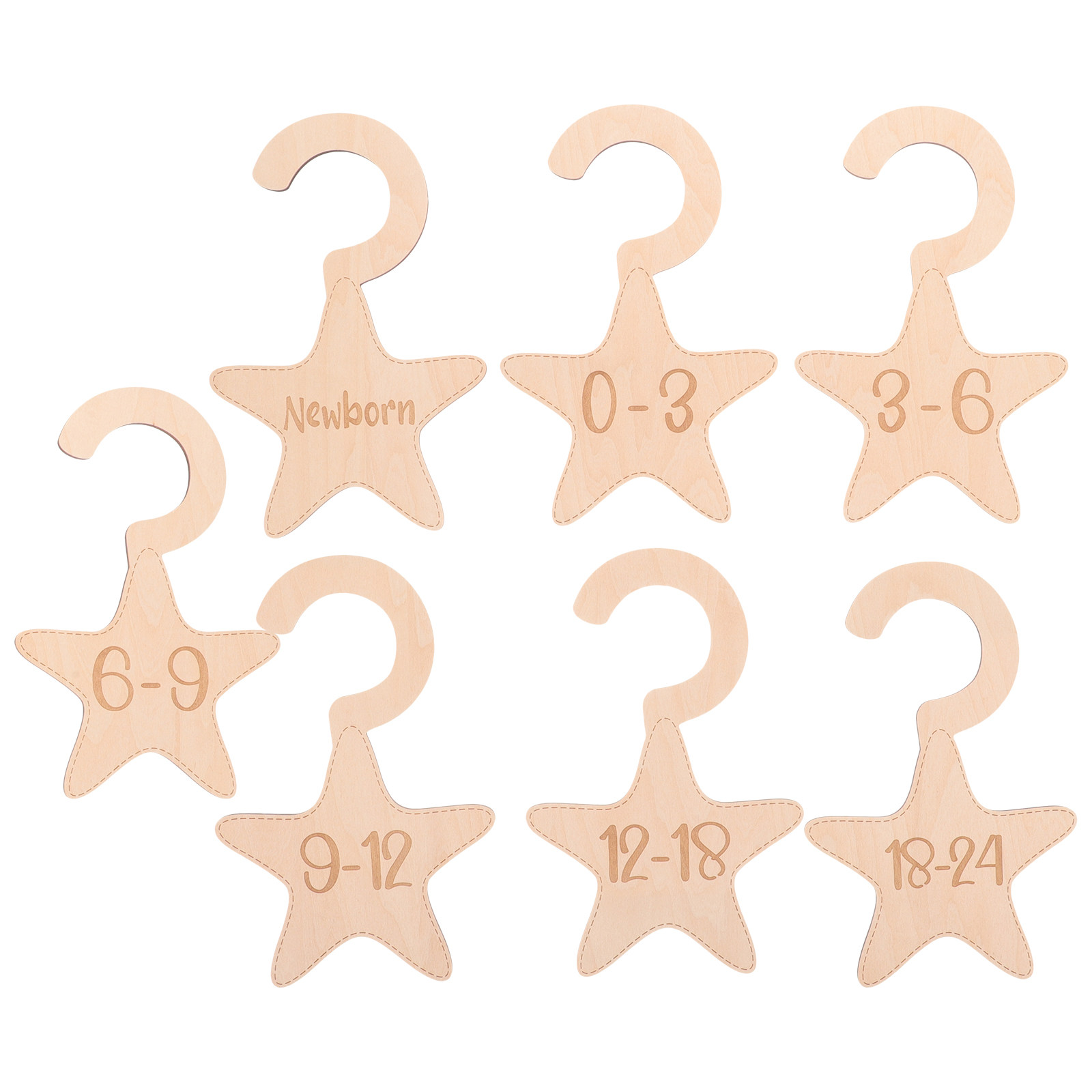 Baby Nursery Wardrobe - 7 pièces de séparateurs de placard