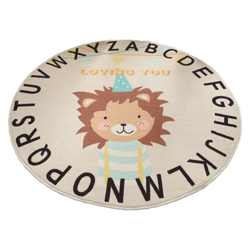 Baby Nursery Mat - Y4UD – tapis jeu rond imprimé