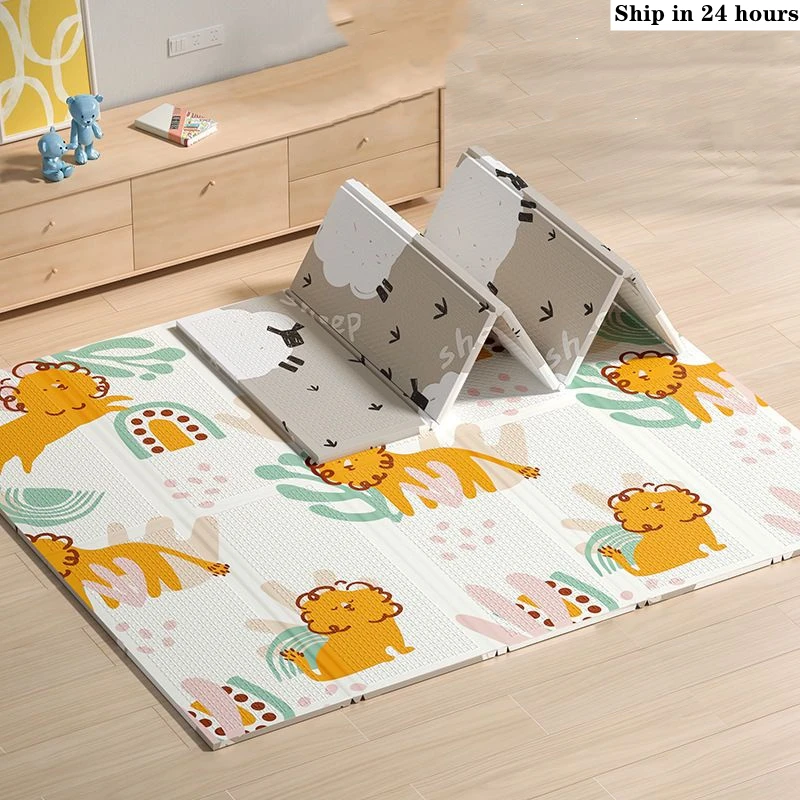 Baby Nursery Mat - Tapis de jeu pliable pour bébé,