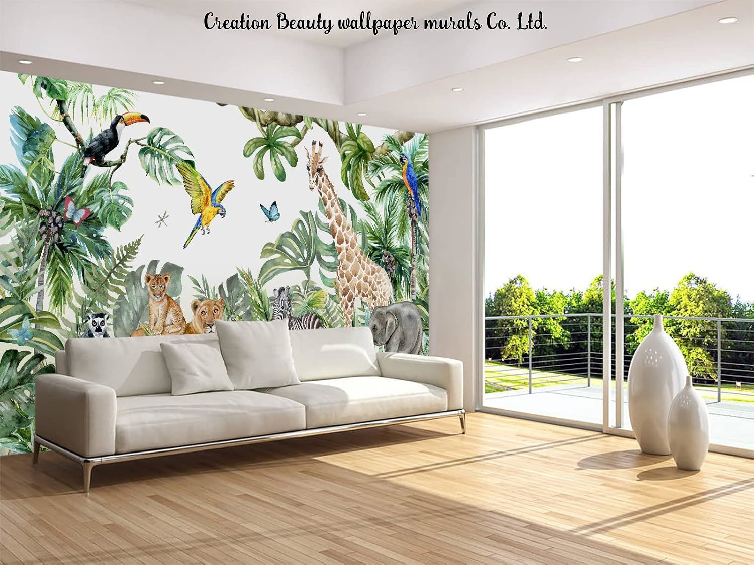 Papier peint mural animaux de  - Baby Nursery Water avis et prix