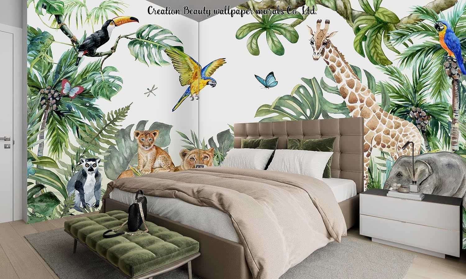 Papier peint mural animaux de  - Baby Nursery Water avis et prix