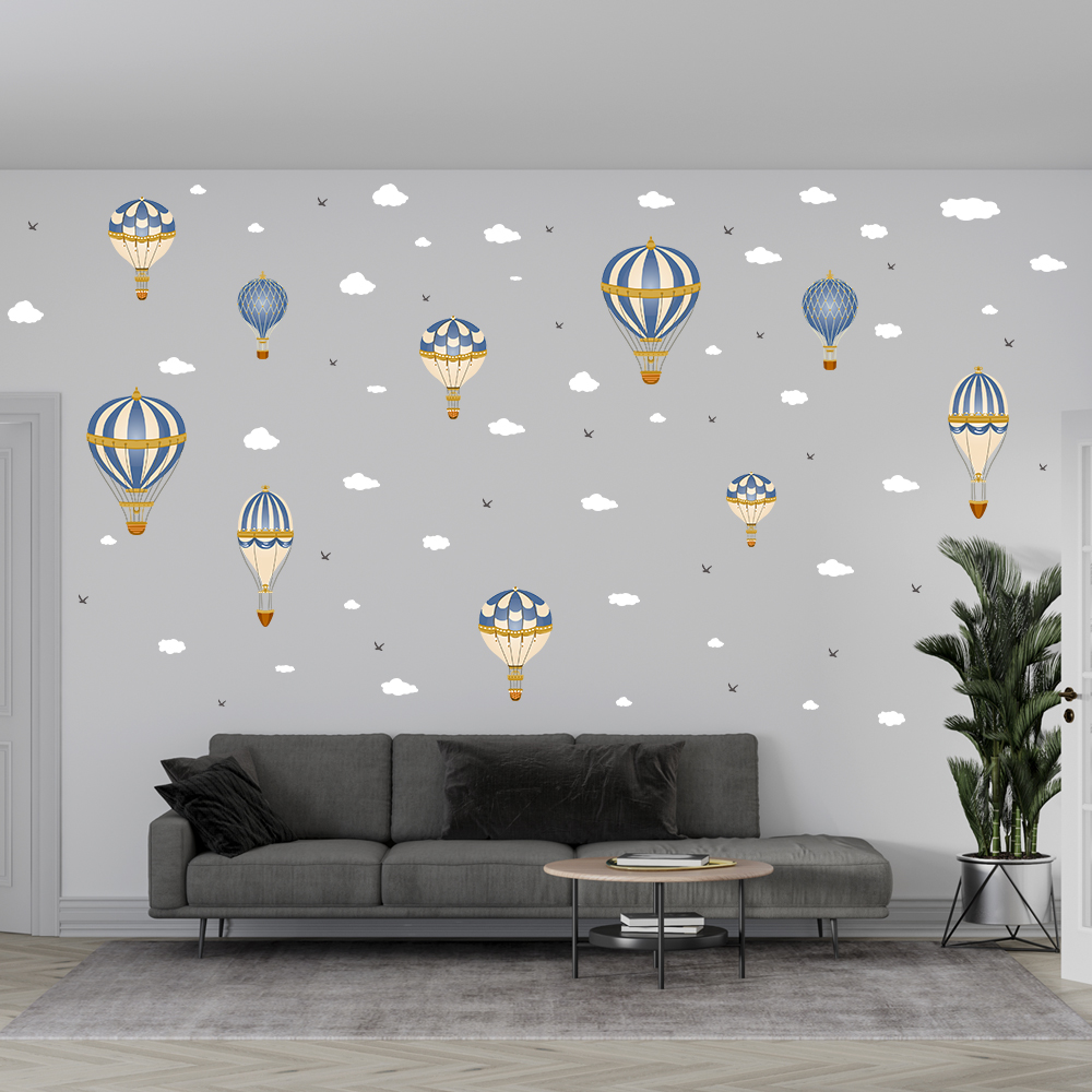 Dessin animé ballon à Air chau - Baby Nursery Murals avis et prix