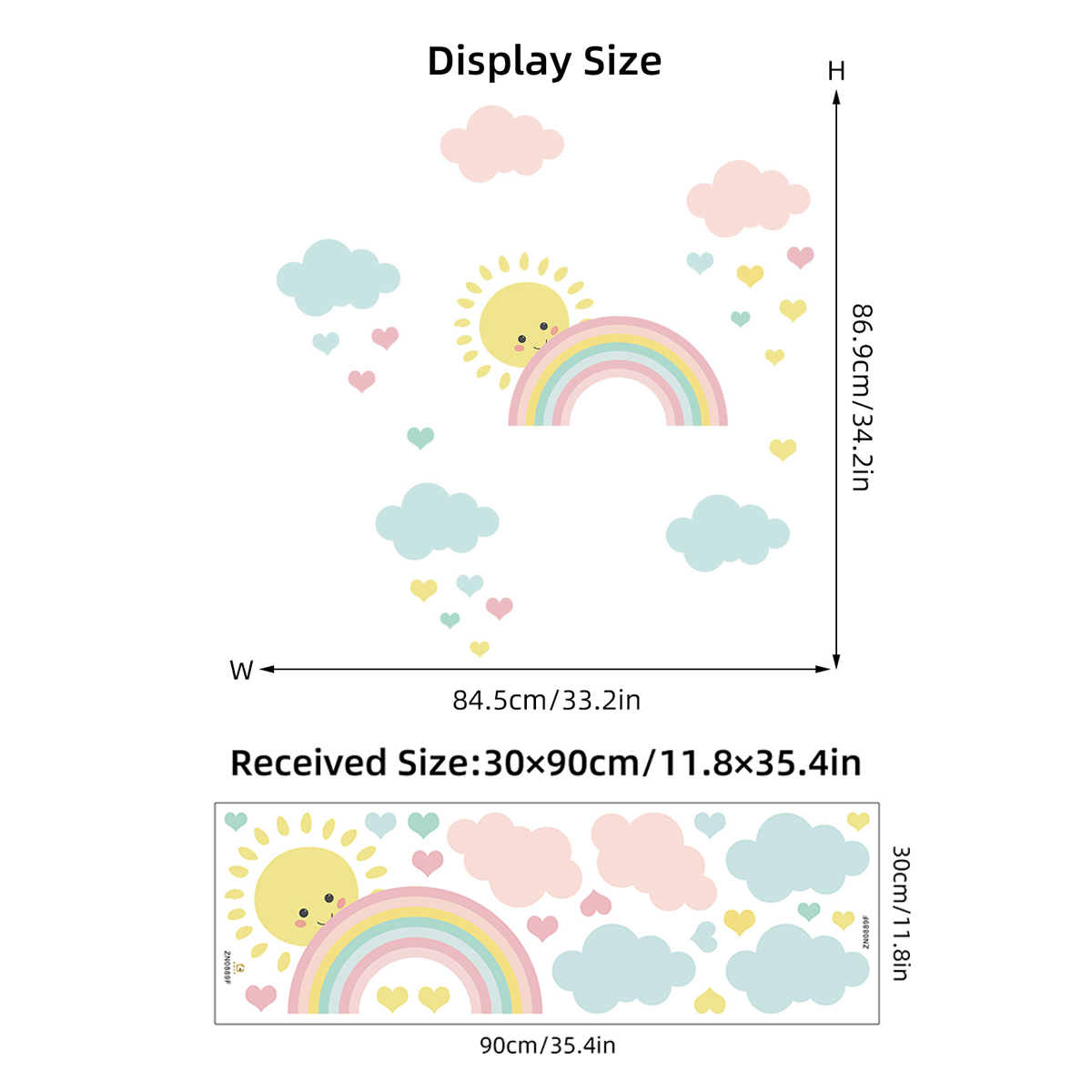 Autocollants muraux de dessin  - Baby Nursery Murals avis et prix