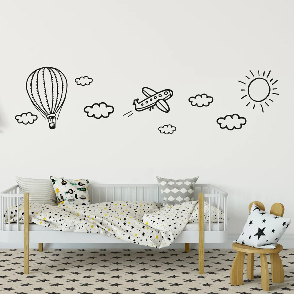 Doodle enfants autocollant Mur - Baby Nursery Murals avis et prix