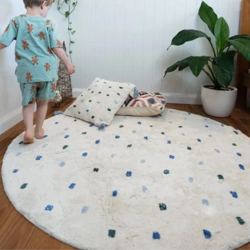 Tapis moelleux à pois pour enf - Baby Nursery Mat avis et prix