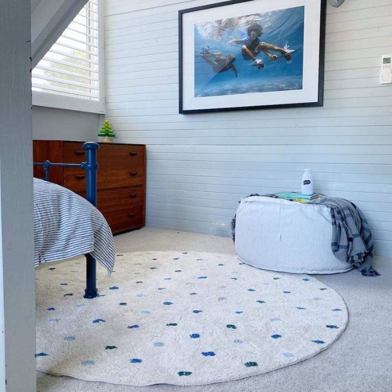 Tapis moelleux à pois pour enf - Baby Nursery Mat avis et prix