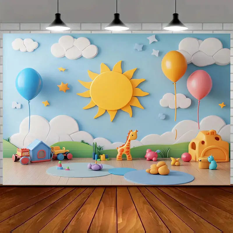 Grand Autocollant Mural de Des - Baby Nursery Murals avis et prix