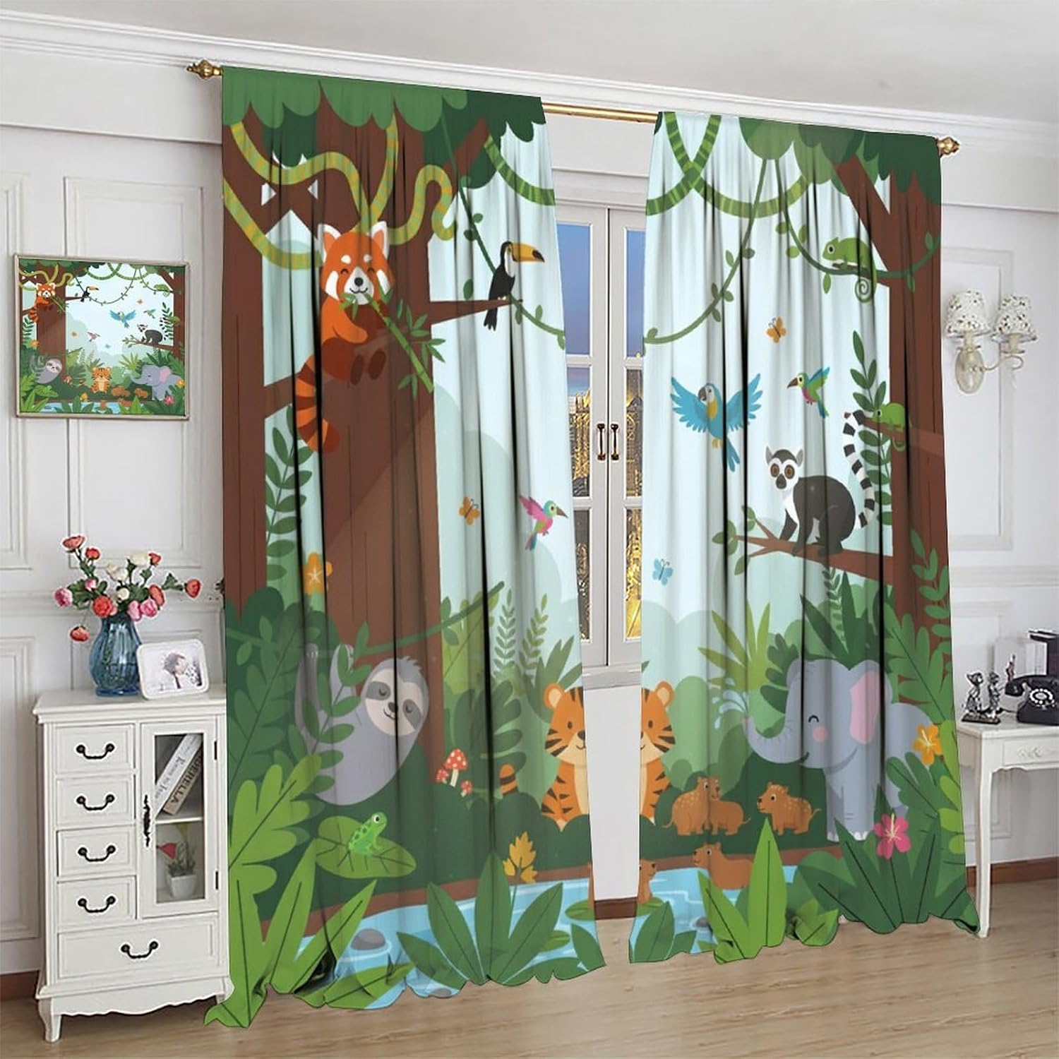 Rideaux transparents à motifs  - Baby Nursery Youtube avis et prix