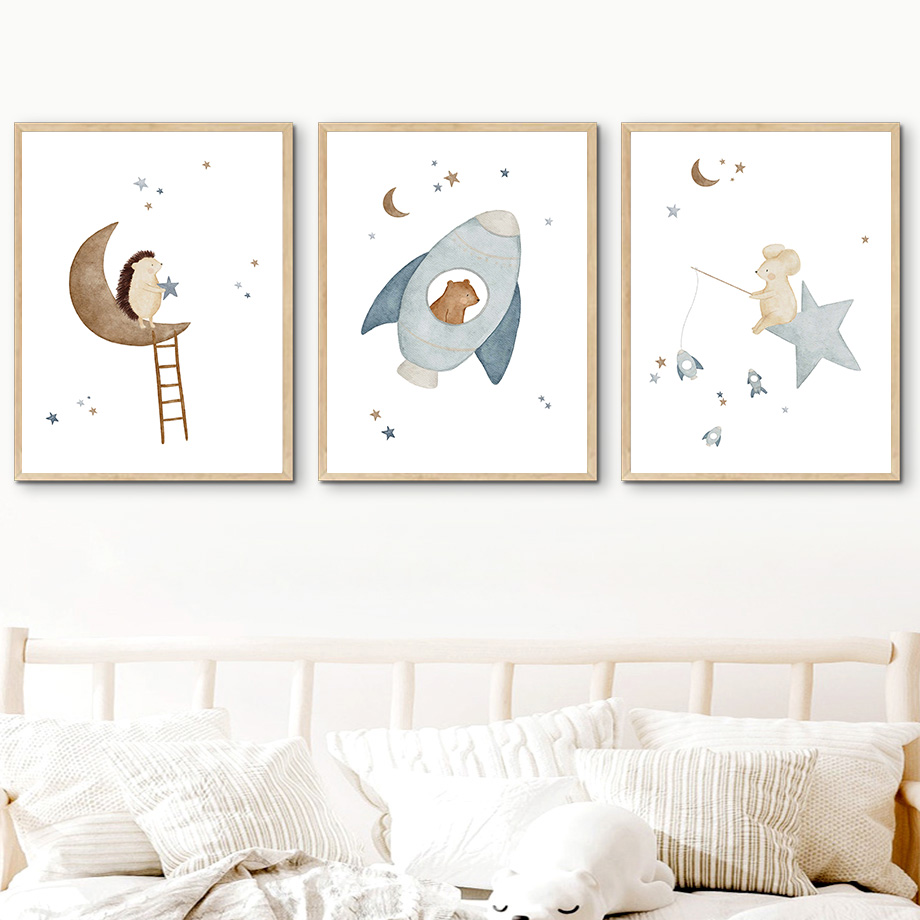 Art mural de pépinière d'anima - Baby Nursery Murals avis et prix